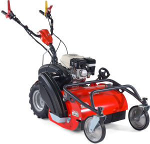 Косилка для высокой травы и кустов SABO 60-PRO F VARIO цеповая (GER, 60 см, Honda GX200, 196 куб.см., 32 Y-ножа, Vario Automat, 120 кг.)
